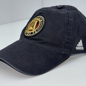 Atlanta United FC Hat Cap Mens Black Strap‎ Back MLS Soccer Dad